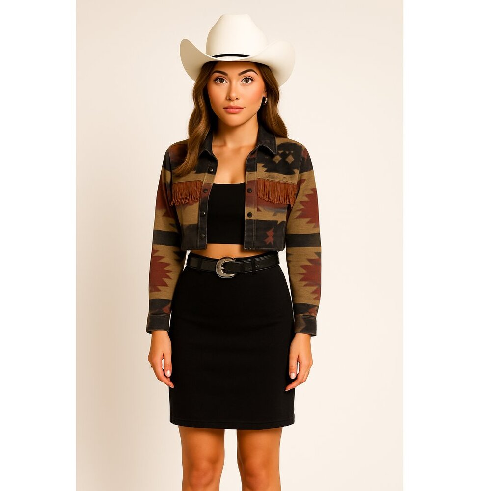 Vintage Suede Mini Skirt